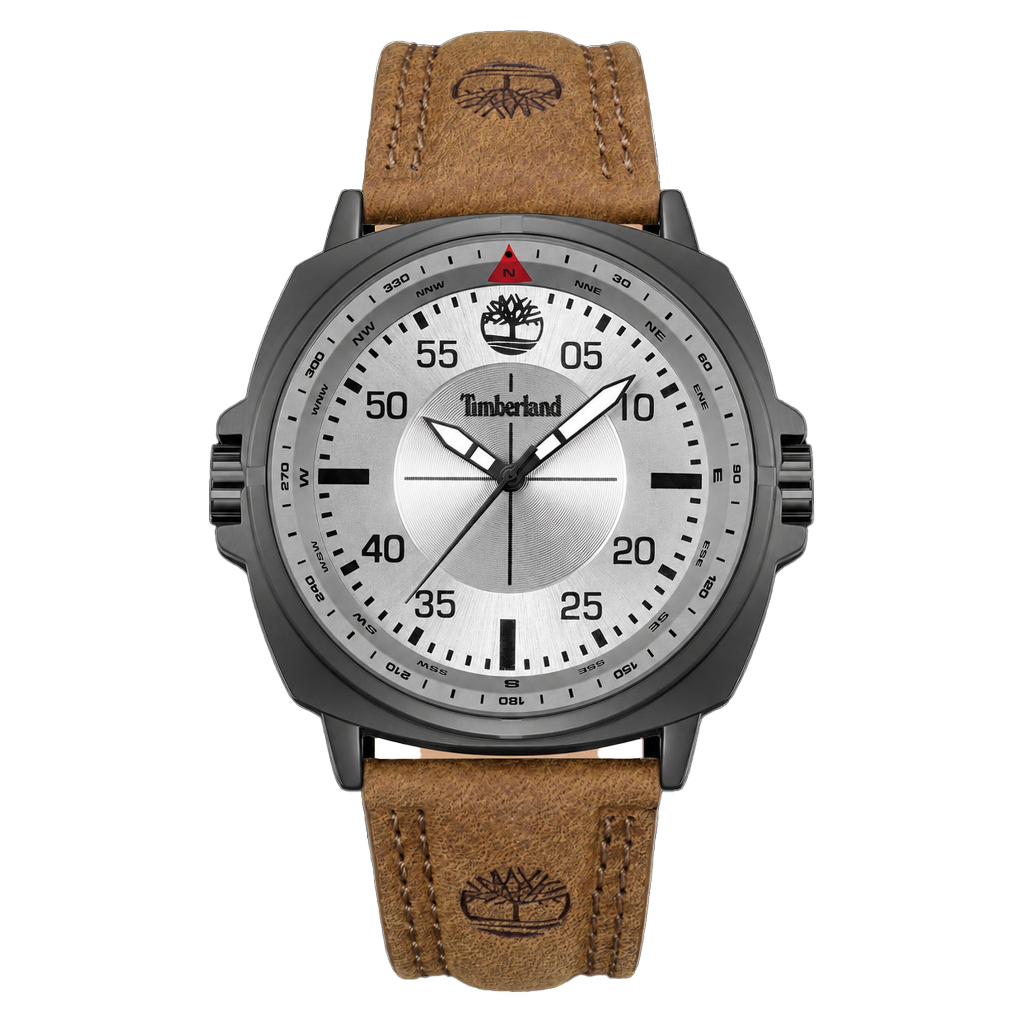 Timberland Brown Leather Grey Dial Men's Watch - TDWGA0095602