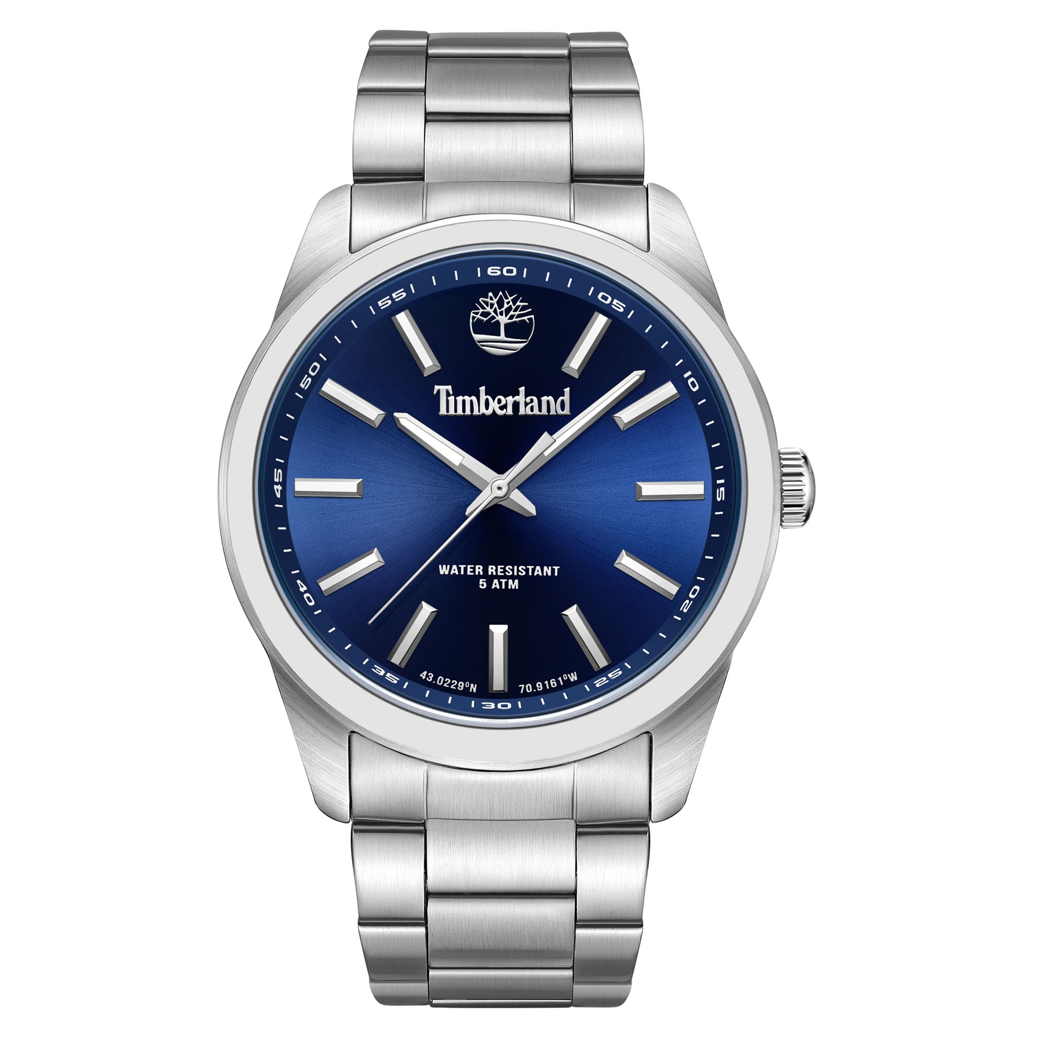 Timberland Stainless Steel Navy Dial Stainless Steel Men's Watch - TDWGG0010805