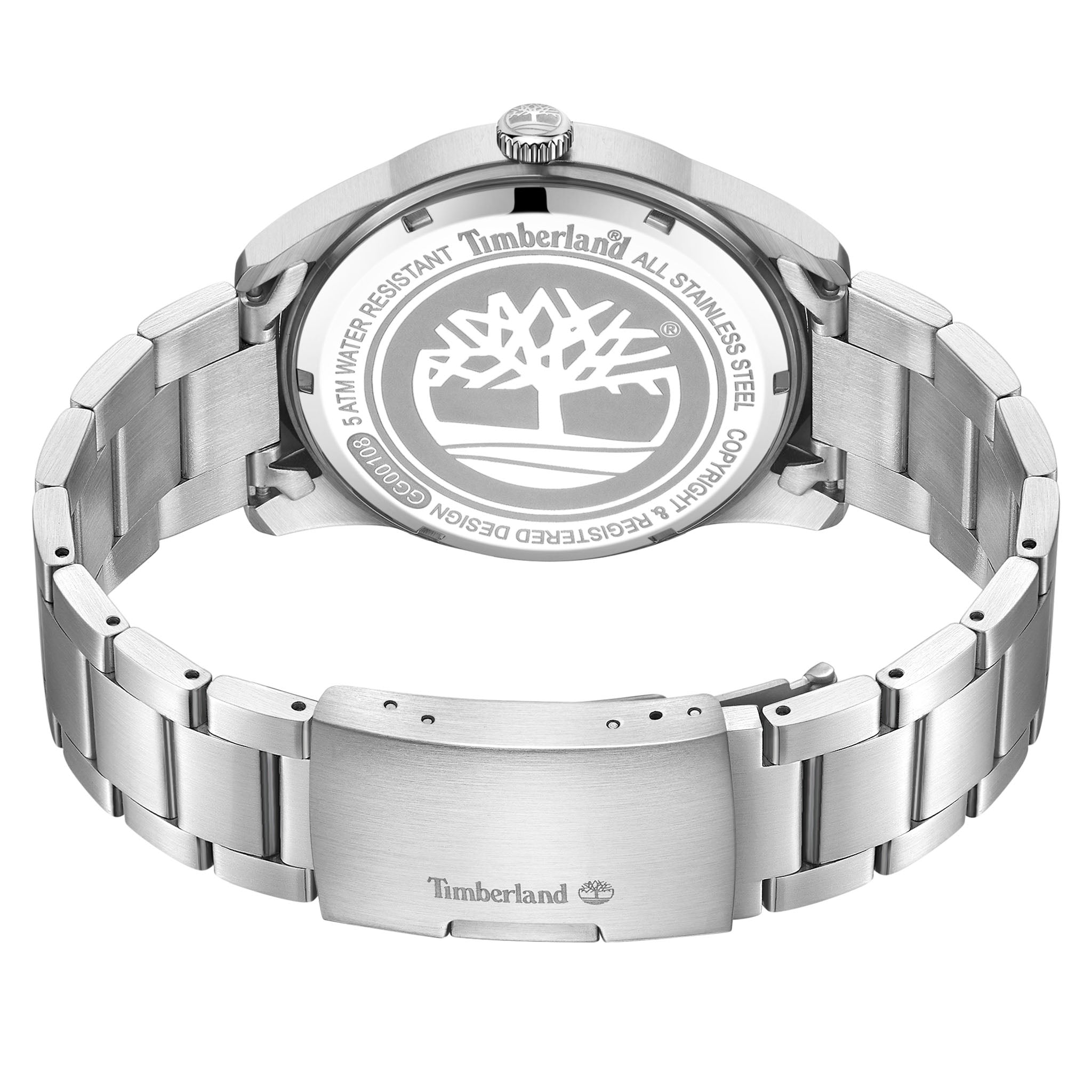 Timberland Stainless Steel Navy Dial Men's Watch - TDWGG0010805