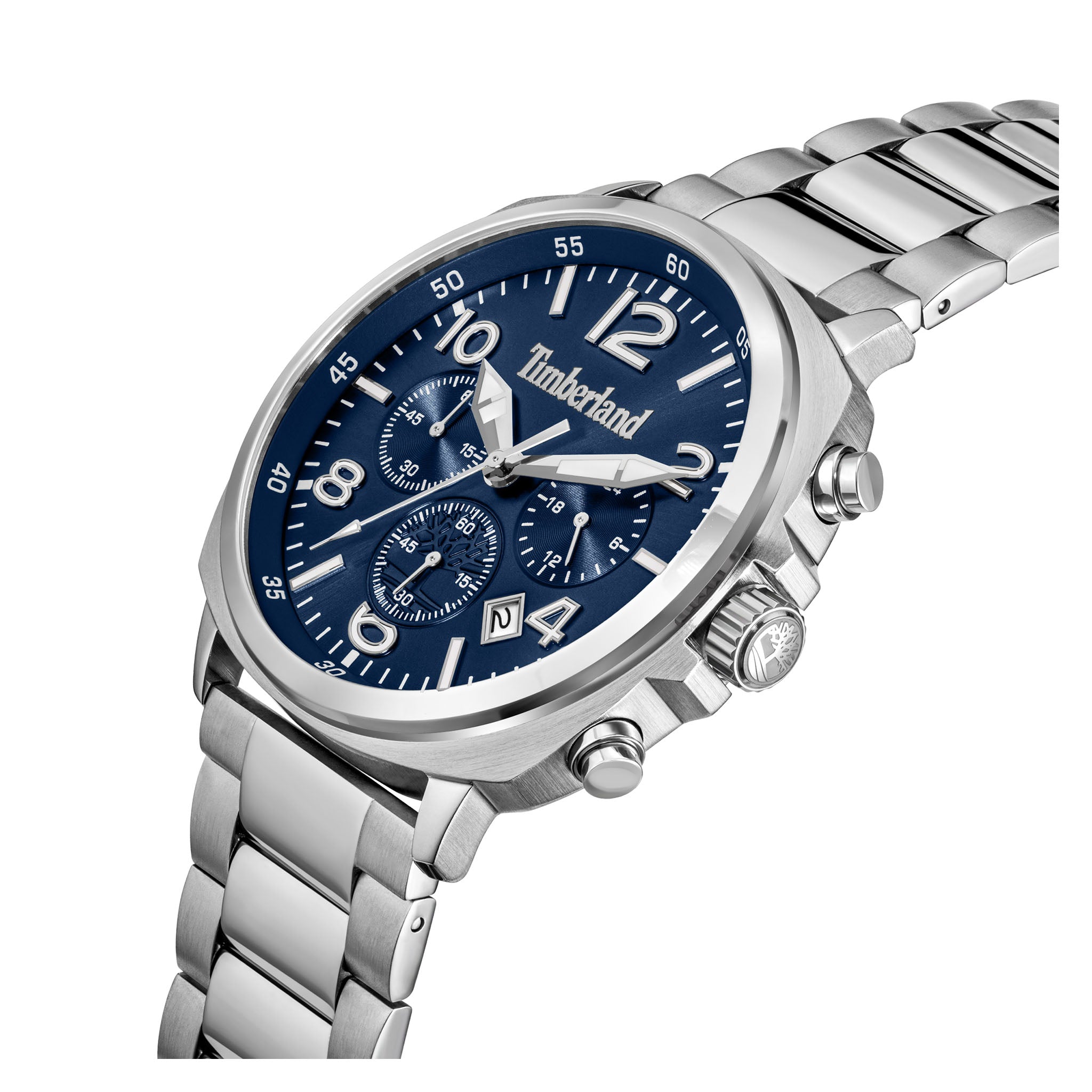 Timberland Stainless Steel Blue Dial Chronograph Men's Watch - TDWGI0068501
