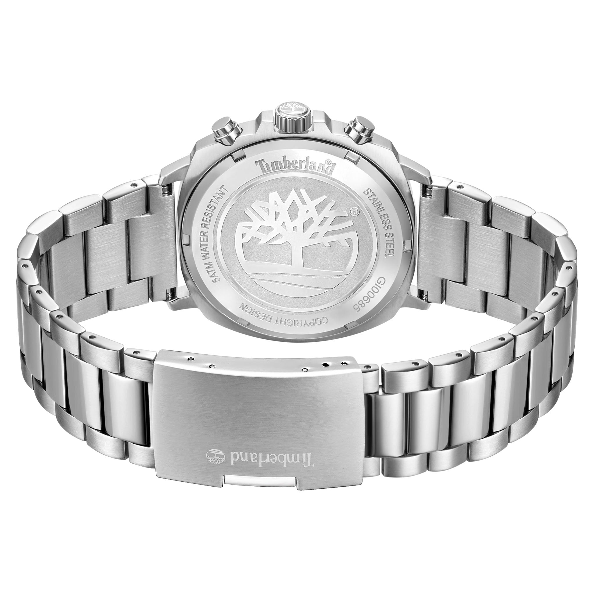 Timberland Stainless Steel Blue Dial Chronograph Men's Watch - TDWGI0068501