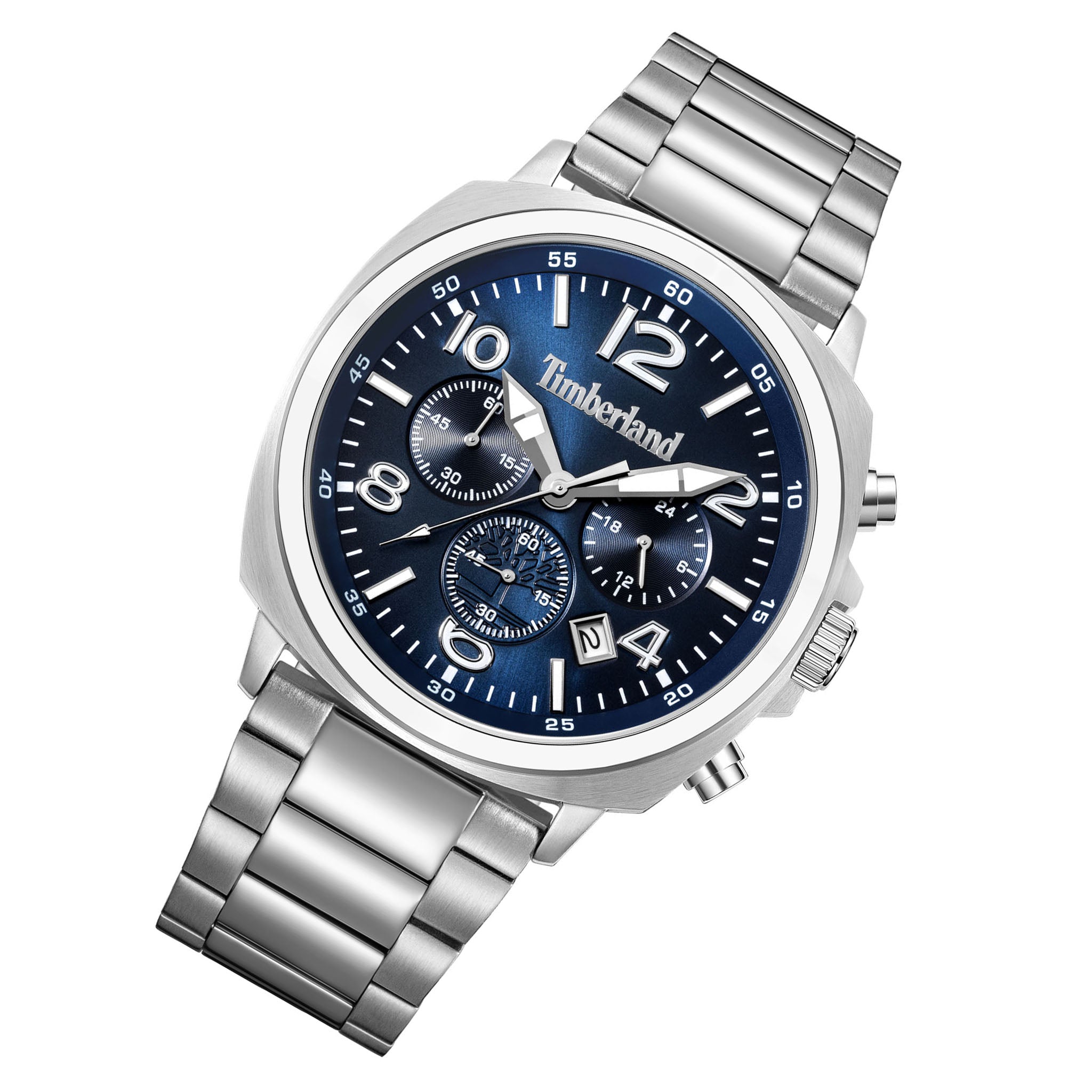 Timberland Stainless Steel Blue Dial Chronograph Men's Watch - TDWGI0068501