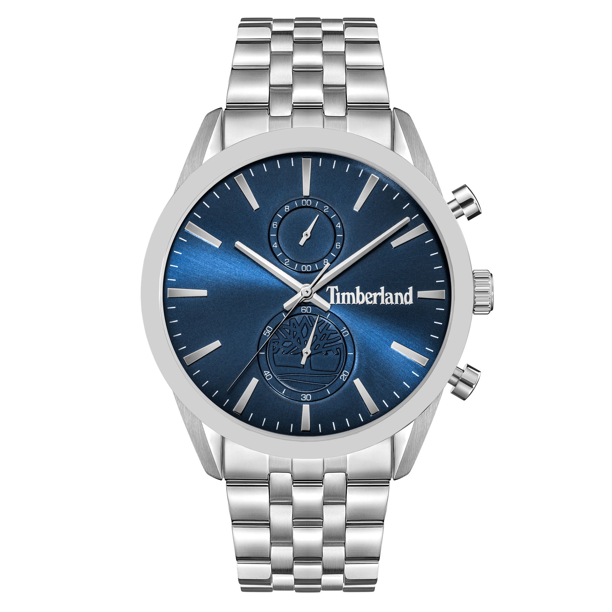 Timberland Stainless Steel Navy Dial Stainless Steel Men's Watch - TDWGI0068701