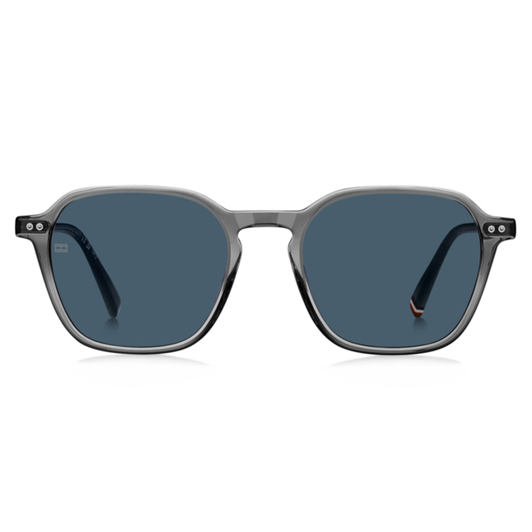 Tommy Hilfiger Men's Sunglasses Geometric / Octagonal Frame Blue Avio Lens - Th 2132/S