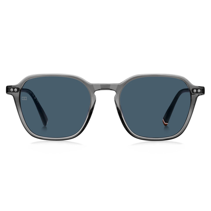 Tommy Hilfiger Men's Sunglasses Geometric / Octagonal Frame Blue Avio Lens - Th 2132/S