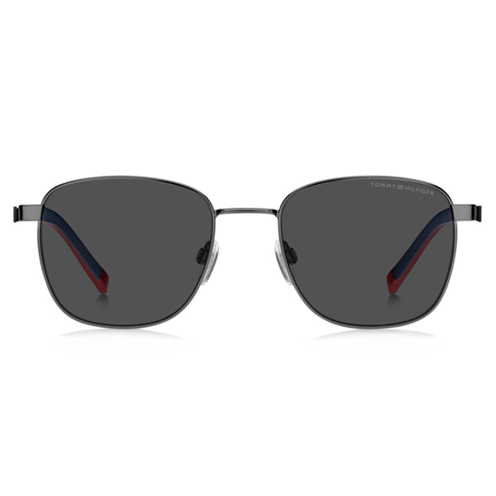 Tommy Hilfiger Men's Sunglasses Rectangular / Square Frame Grey Lens - Th 2138/S