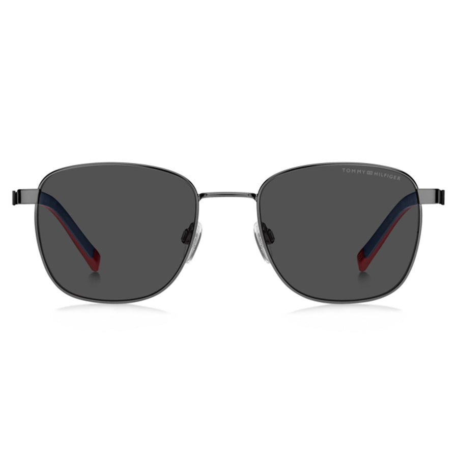 Tommy Hilfiger Men's Sunglasses Rectangular / Square Frame Grey Lens - Th 2138/S