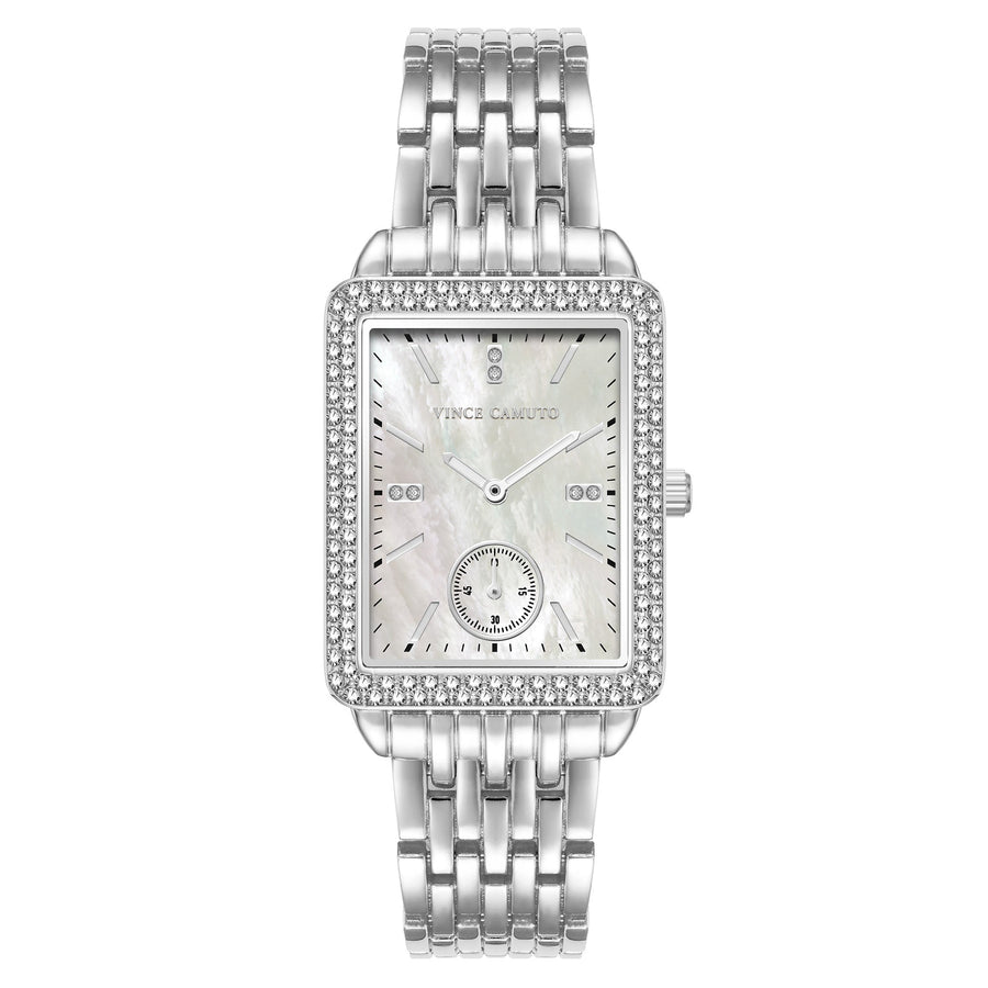 Vince Camuto Silvertone Metal Women's Watch - VC9001MPSV