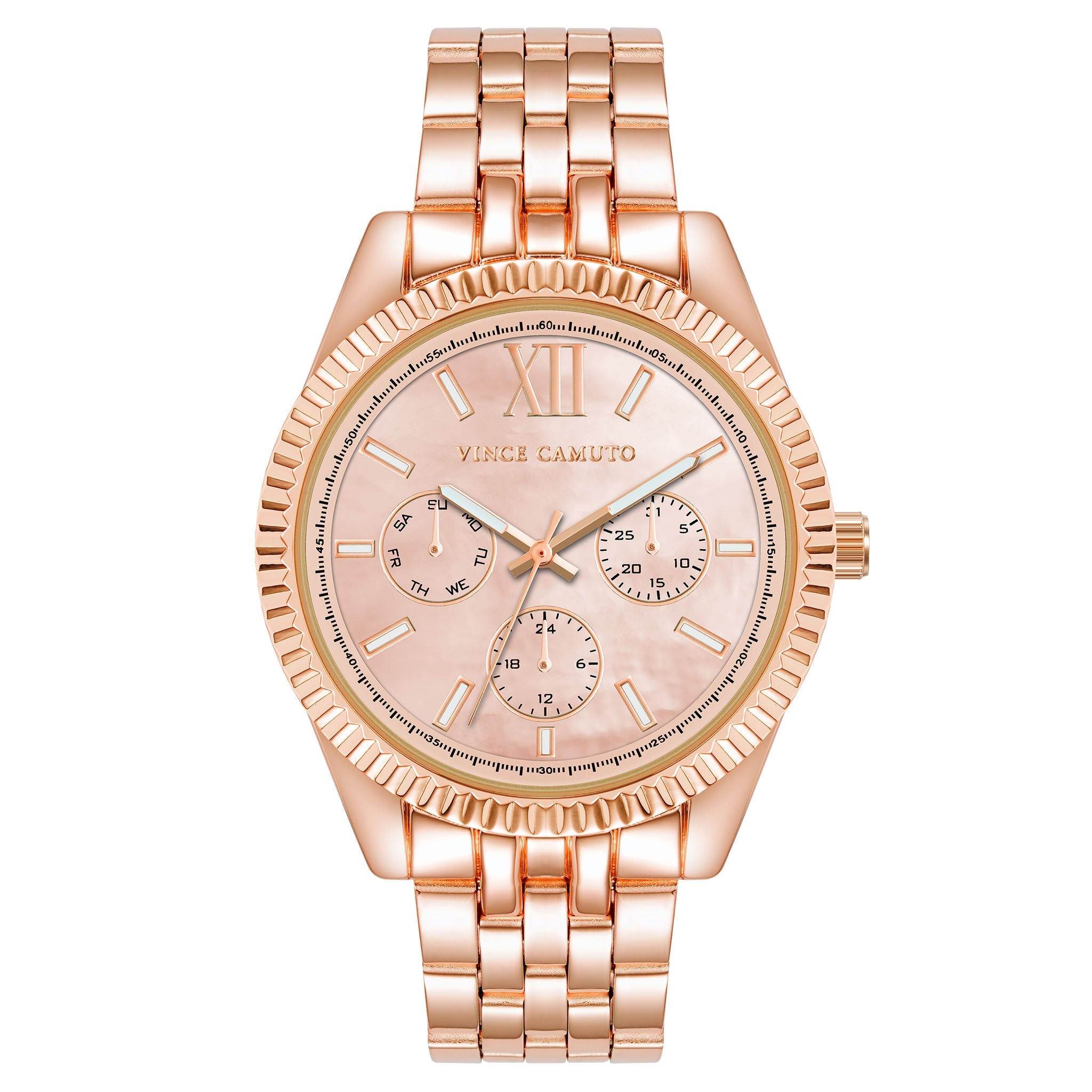 Vince Camuto Rosegold Steel Bluch MOP Dial Women s Watch VC9006BMRG The Watch Factory Australia
