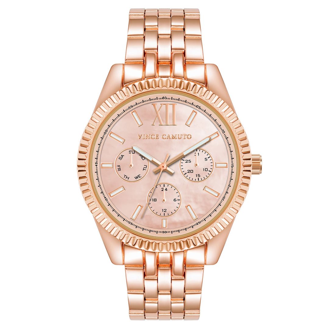 Vince Camuto Rosegold Stainless Steel Women's Watch - VC9006BMRG