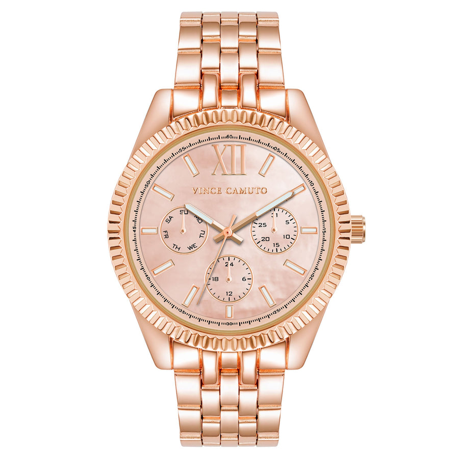 Vince Camuto Rosegold Stainless Steel Women's Watch - VC9006BMRG