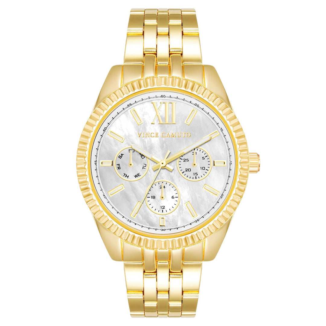 Vince Camuto Goldtone Stainless Steel Women's Watch - VC9006MPGB