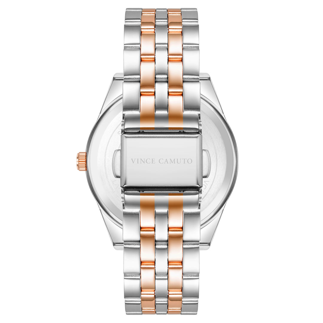 Vince Camuto Two-Tone Steel White MOP Dial Women's Watch - VC9007MPRT