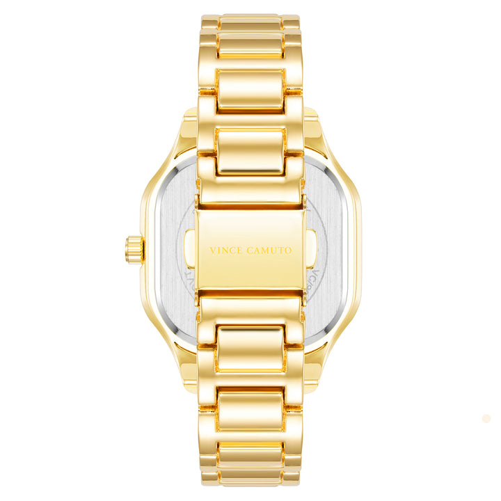 Vince Camuto Gold Tone Metal White MOP Women's Watch - VC9014MPGB