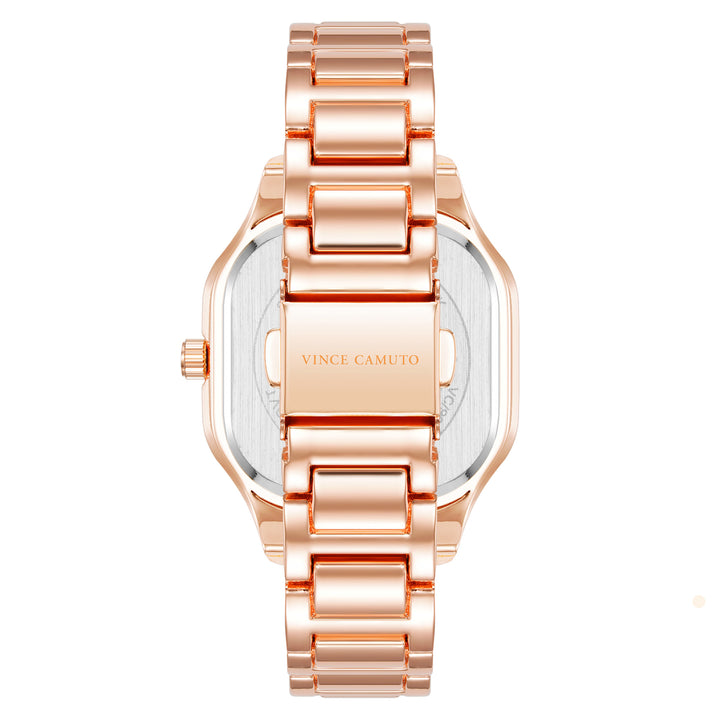 Vince Camuto Rose Gold Metal White MOP Women's Watch - VC9014MPRG