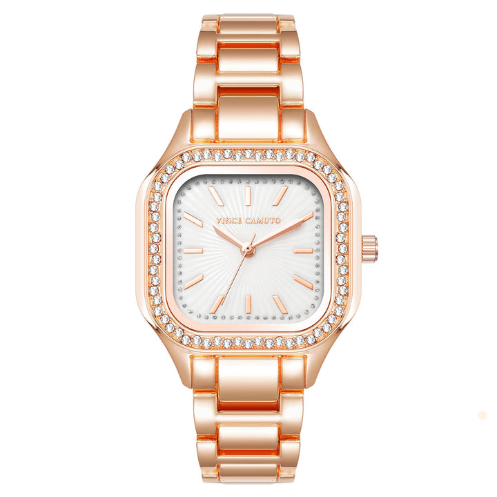 Vince Camuto Rose Gold Metal Women's Watch - VC9014MPRG