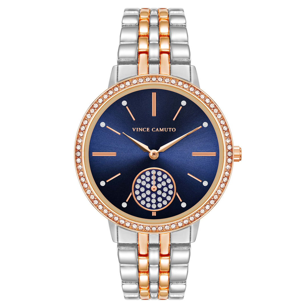 Vince Camuto Rose Gold/Two-Tone Metal Women's Watch - VC9023NVRT