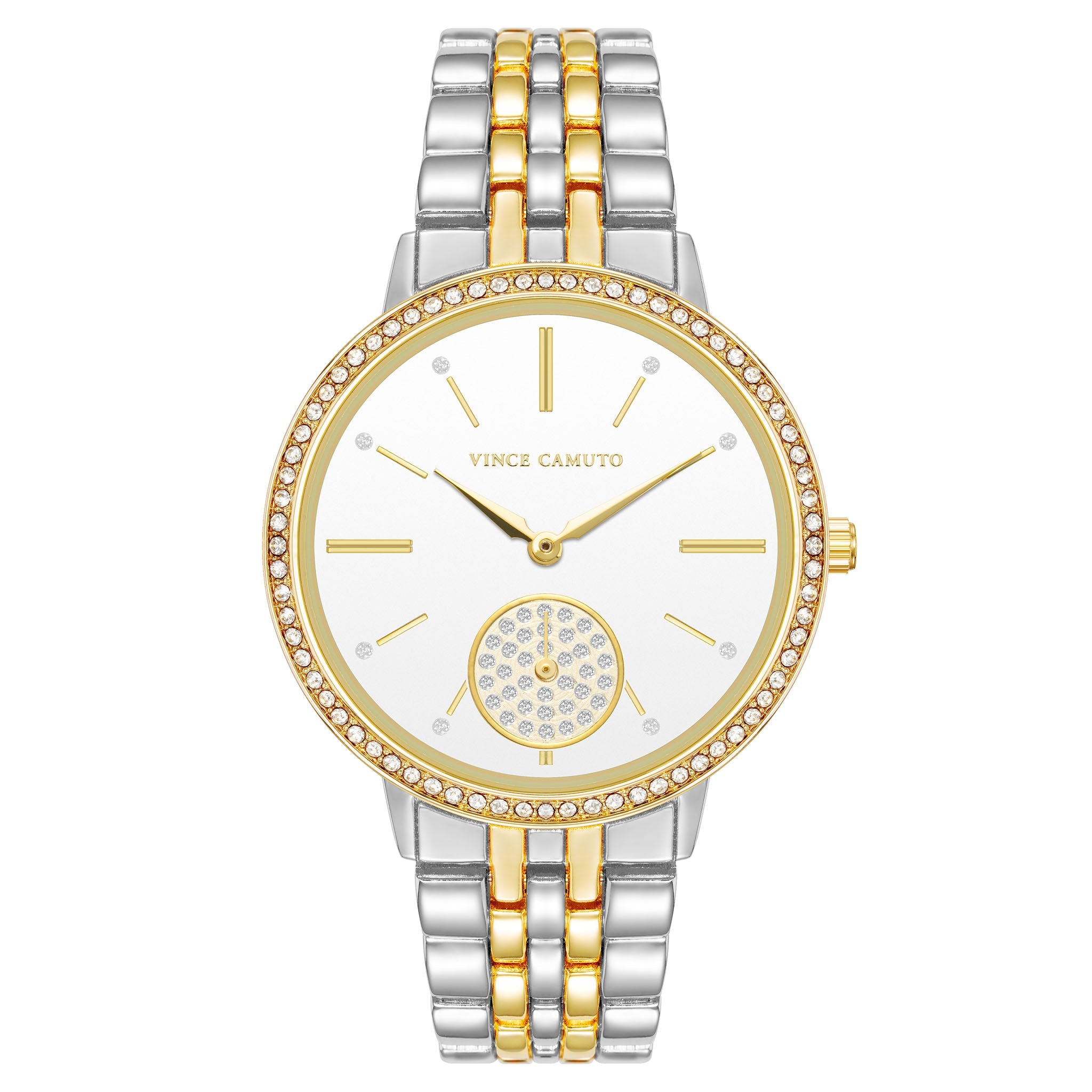 Vince Camuto Gold Two-Tone Metal Women's Watch - VC9023WTTT