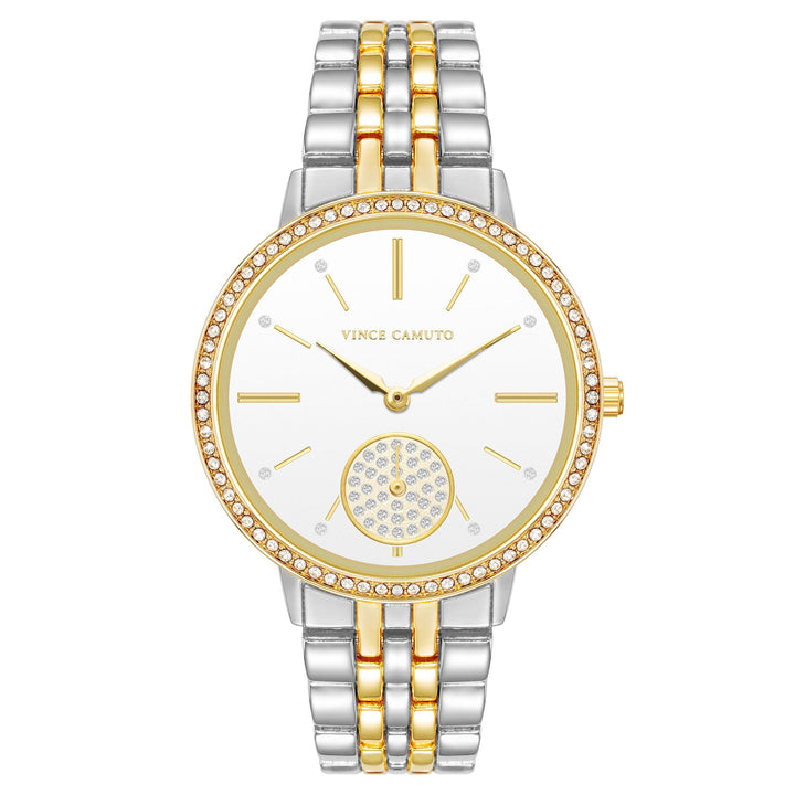 Vince Camuto Gold Two-Tone Metal Women's Watch - VC9023WTTT