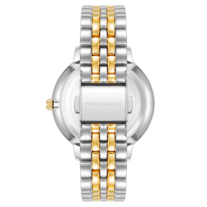 Vince Camuto Two-Tone Metal White Dial Women's Watch - VC9023WTTT