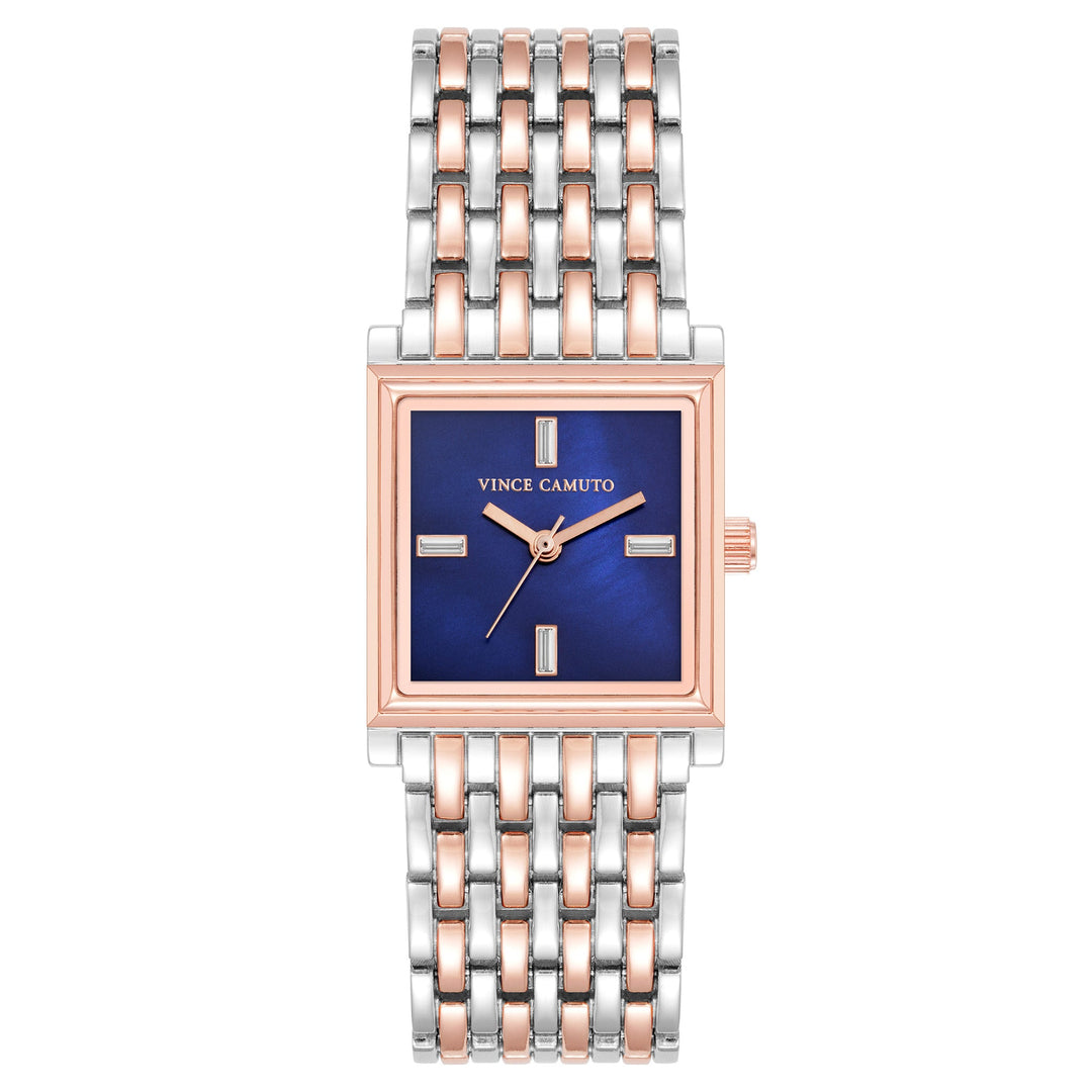 Vince Camuto Rose Gold Two-Tone Metal Women's Watch - VC9049NMRT