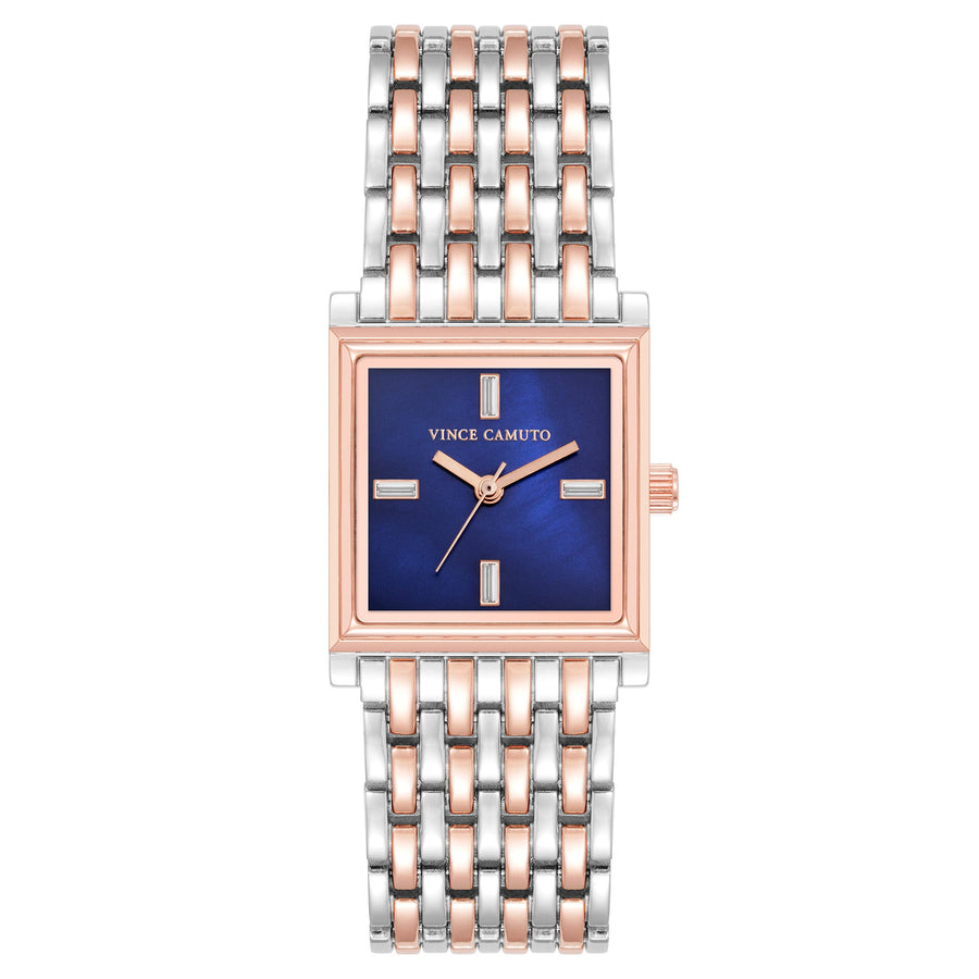 Vince Camuto Rose Gold Two-Tone Metal Women's Watch - VC9049NMRT