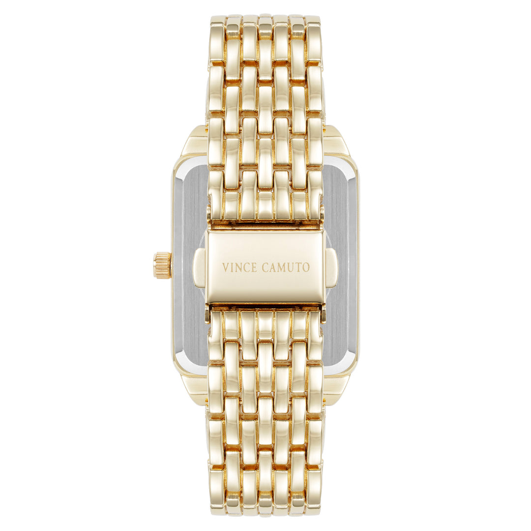 Vince Camuto Gold Tone Metal White MOP Dial Women's Watch - VC9058MPGB