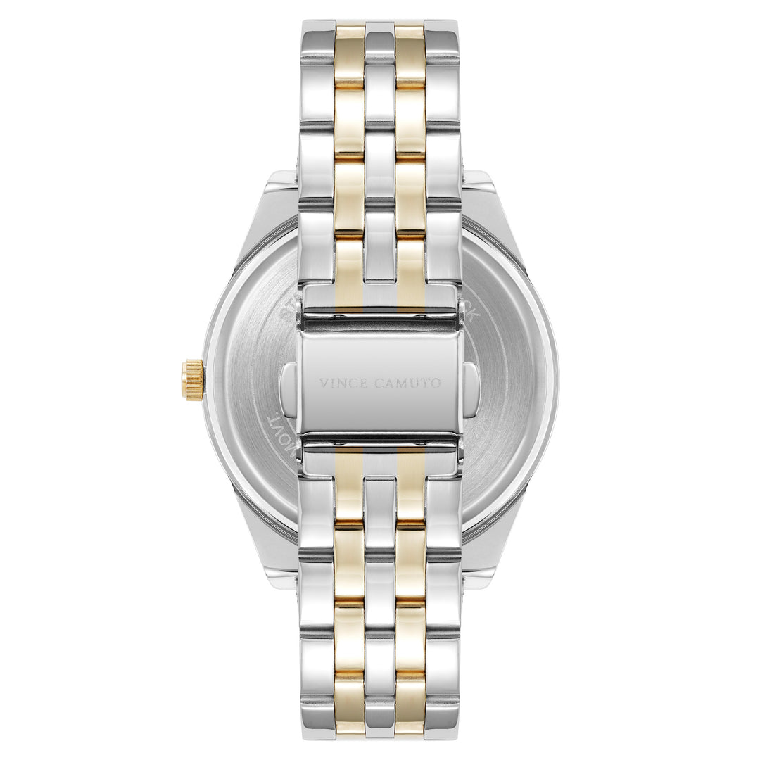 Vince Camuto Two-Tone Metal Cream MOP Dial Women's Watch - VC9061CMTT