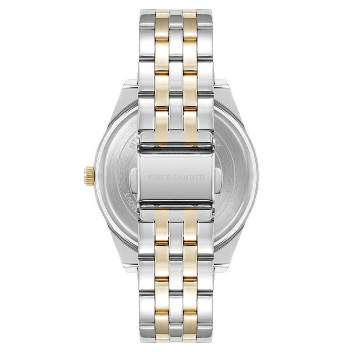 Vince Camuto Two-Tone Metal Cream MOP Dial Women's Watch - VC9061CMTT