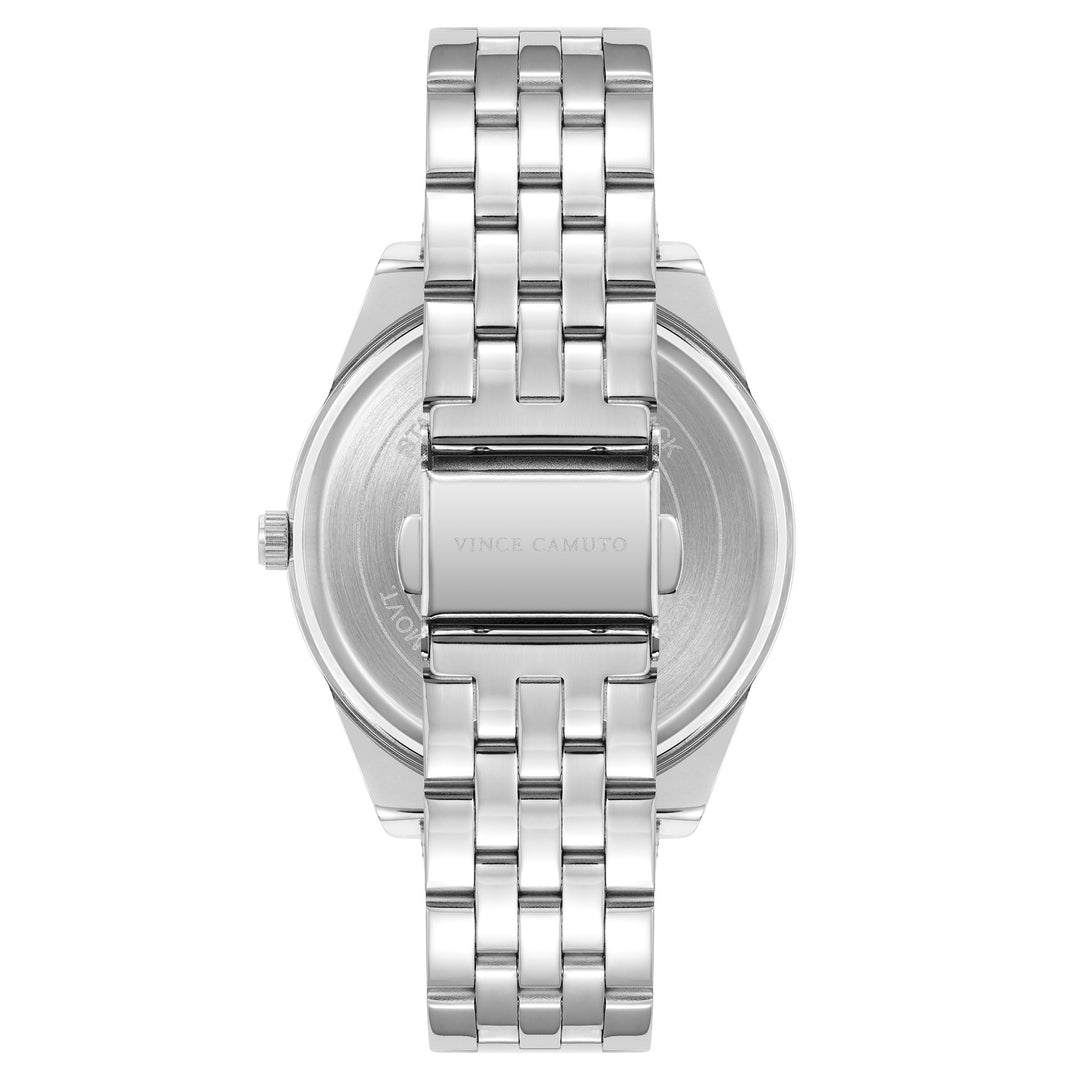 Vince Camuto Silvertone Metal White MOP Dial Women's Watch - VC9061MPSV