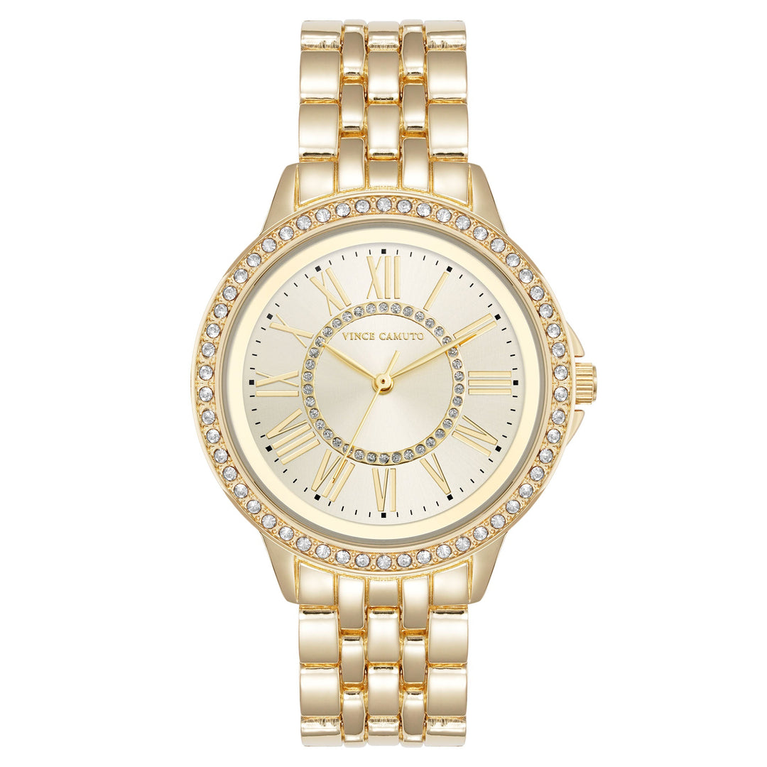 Vince Camuto Gold Tone Metal Women's Watch - VC9064CHGP