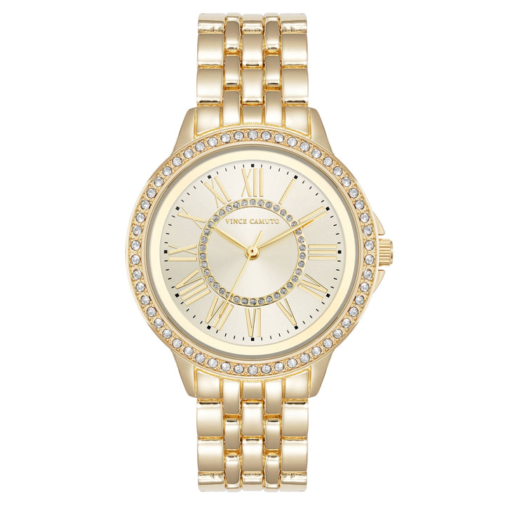 Vince Camuto Gold Tone Metal Women's Watch - VC9064CHGP