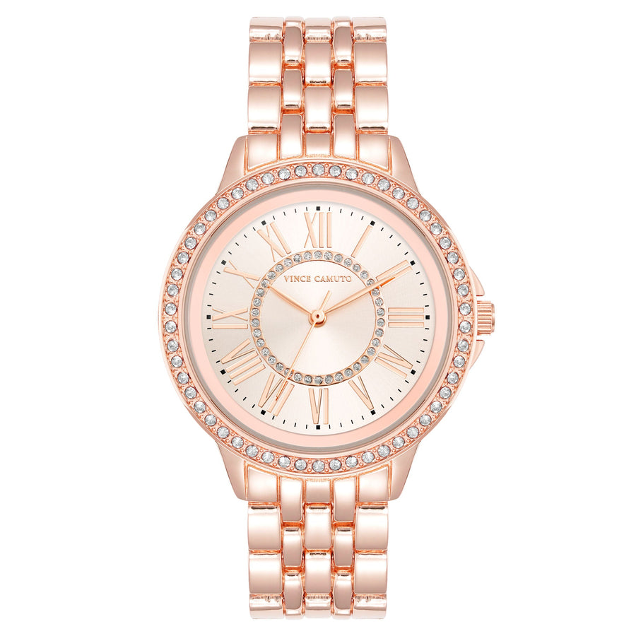 Vince Camuto Rose Gold Metal Women's Watch - VC9064RGRG