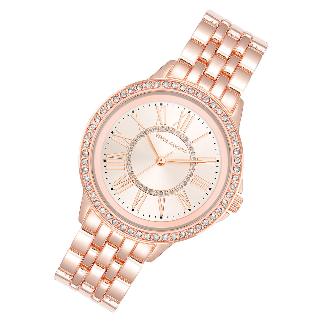 Vince Camuto Rose Gold Metal Women's Watch - VC9064RGRG