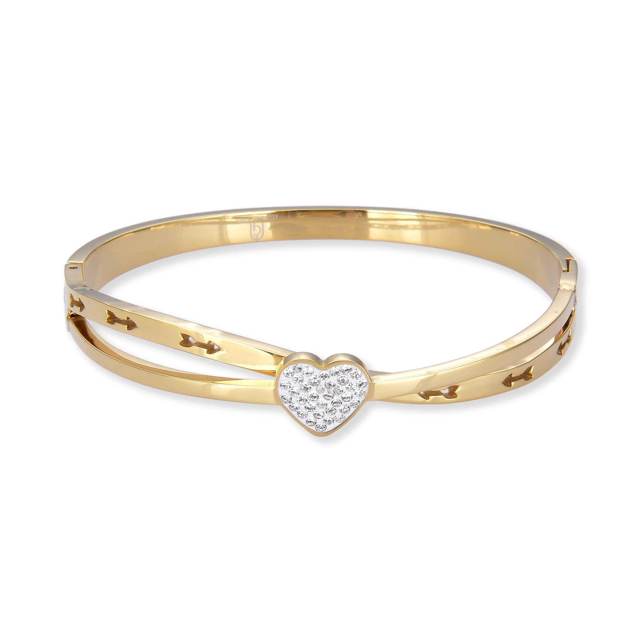 Giorgio Milano Jewellery Gold Steel & Crystals Women's Bracelet - W4091SG
