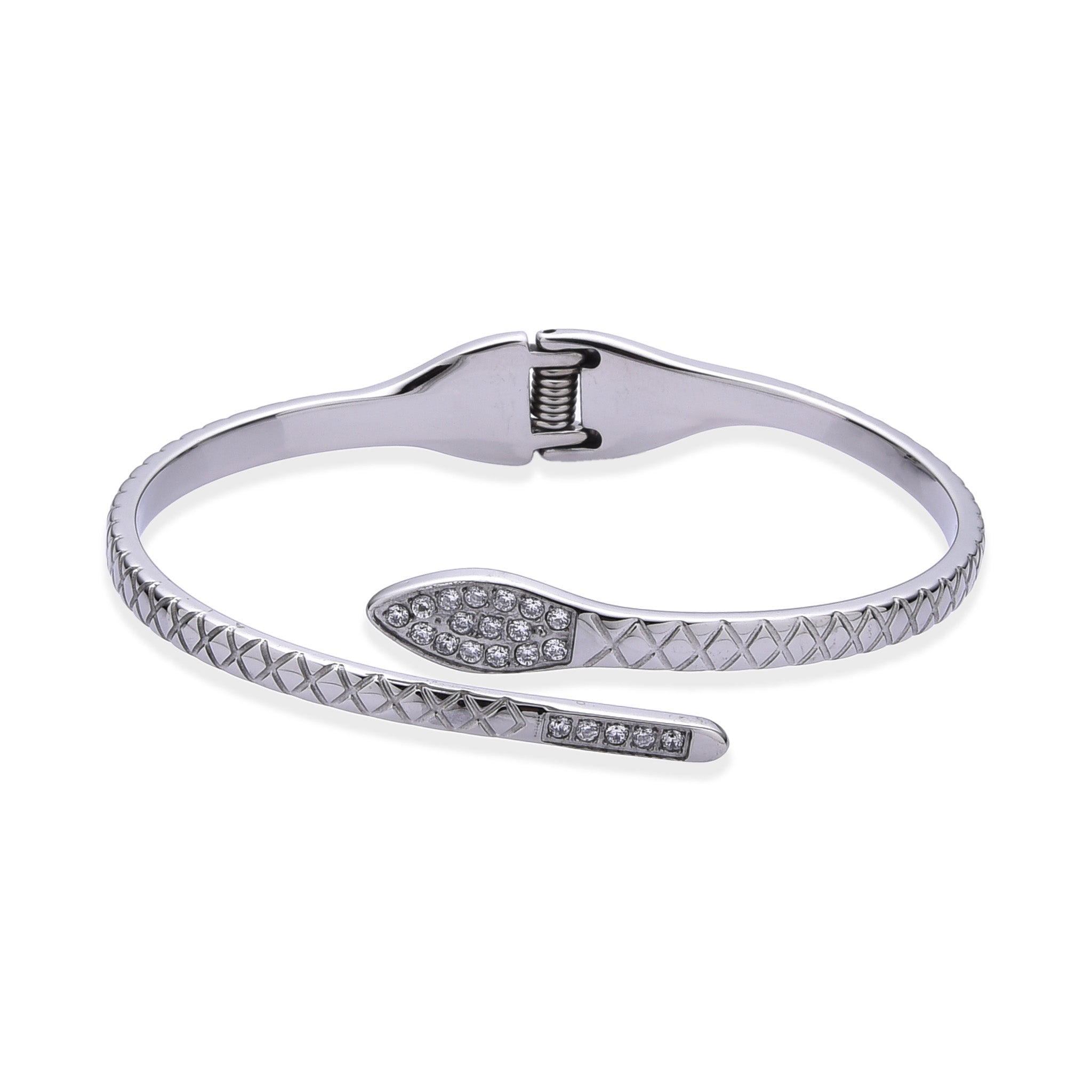 Giorgio Milano Jewellery Grey Steel & Crystals Women's Bracelet - W4123ST