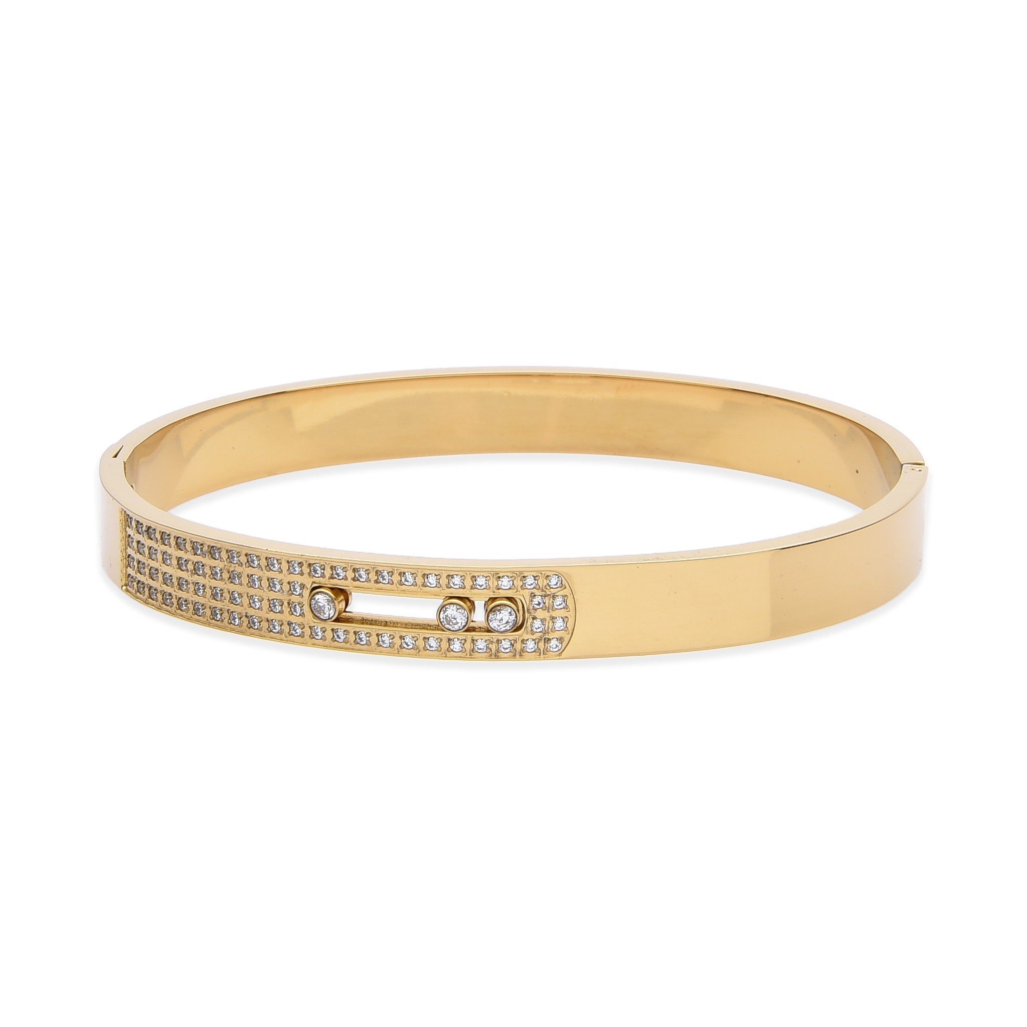 Giorgio Milano Jewellery Gold Steel & Crystals Women's Bracelet - W4146SG