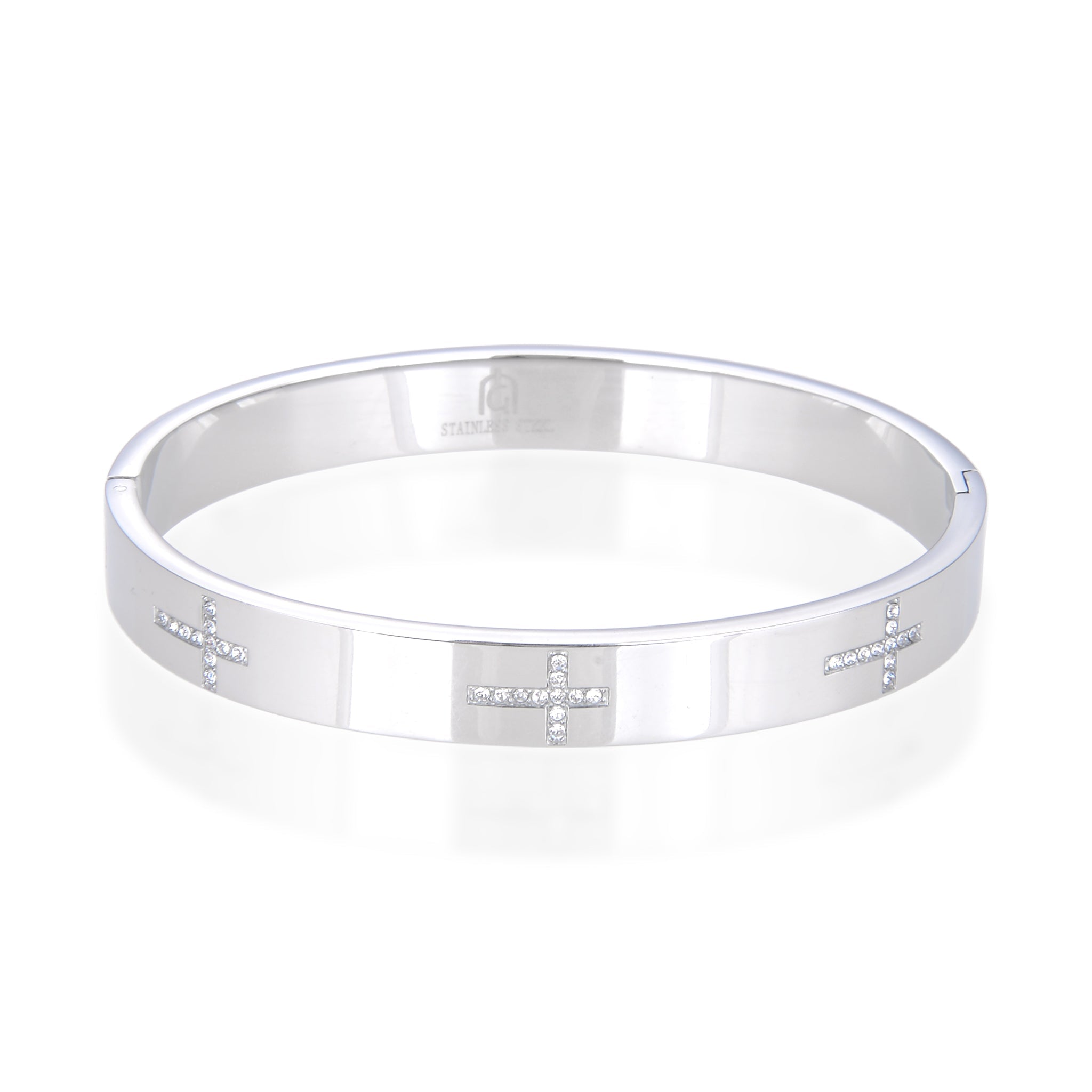 Giorgio Milano Jewellery Grey Steel & Crystals Women's Bracelet - W4150ST