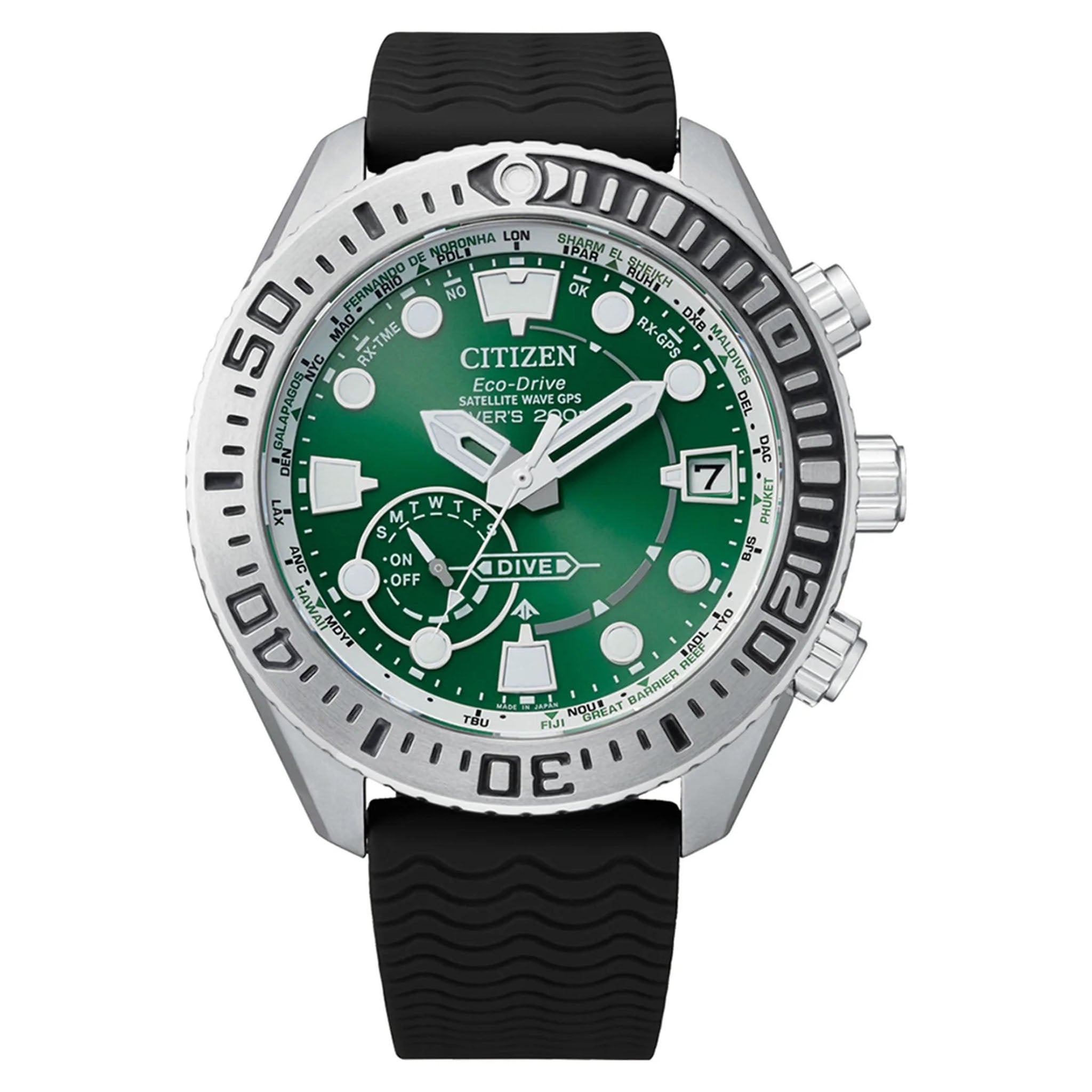 Citizen Promaster Marine Eco-Drive Green Dial Solar Men's Watch - CC5001-00W