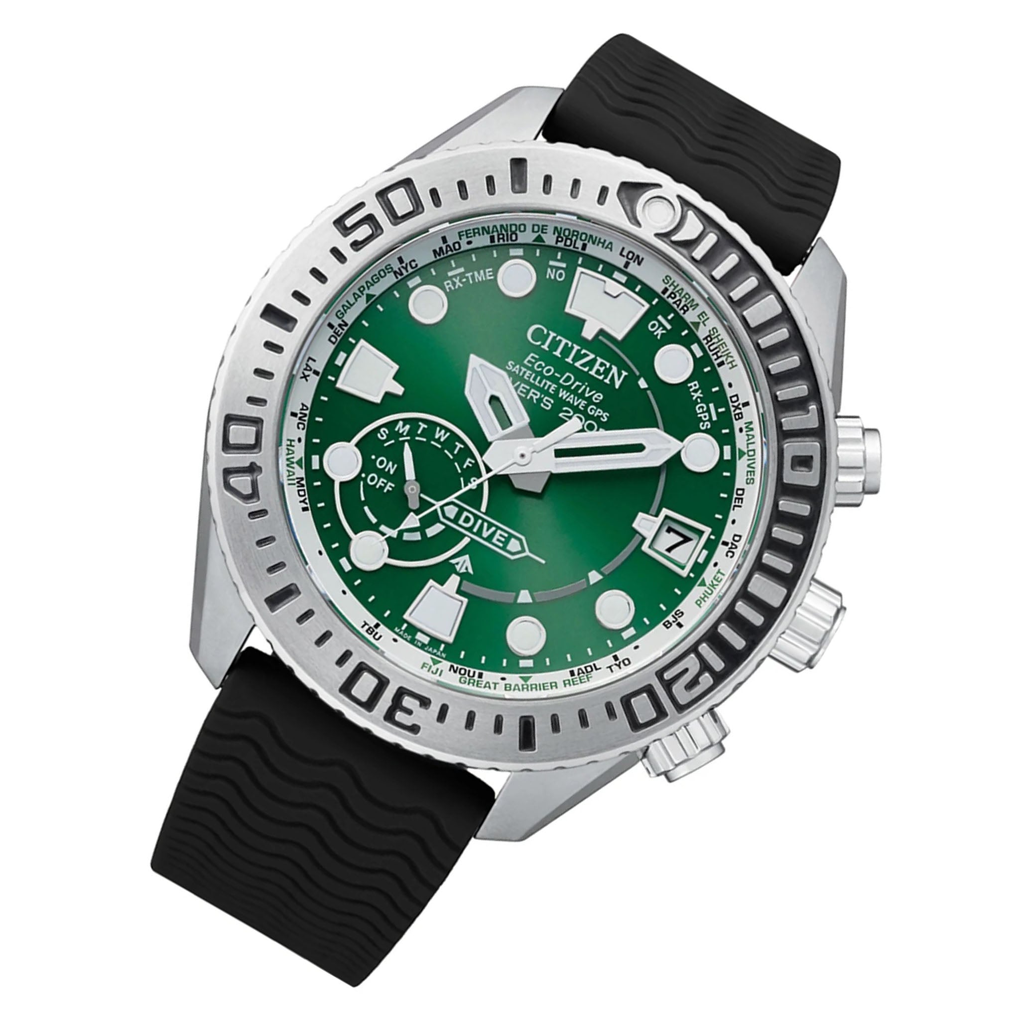 Citizen Promaster Marine Eco-Drive Green Dial Solar Men's Watch - CC5001-00W
