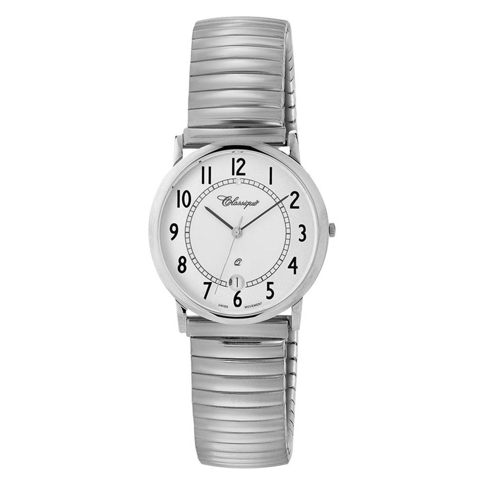 Classique Fashion Silver Steel Ladies Swiss Watch - 0436WFLEXI