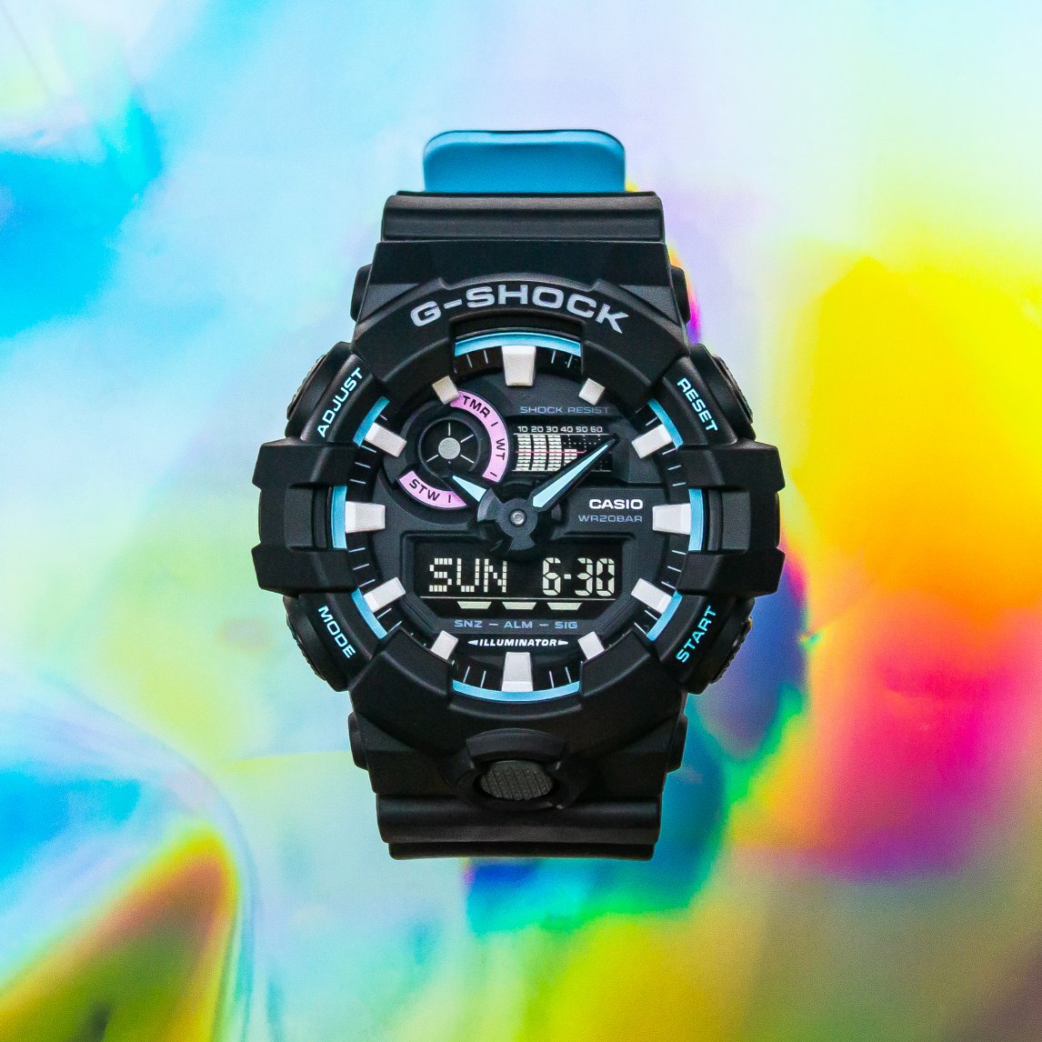 Casio G-SHOCK Duo Chrono Men's Watch - GA700PC-1A