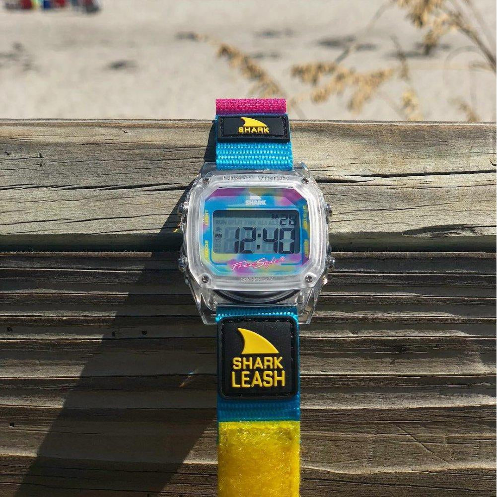 Freestyle Shark Classic Leash Clear & Cyan Watch - 10006630