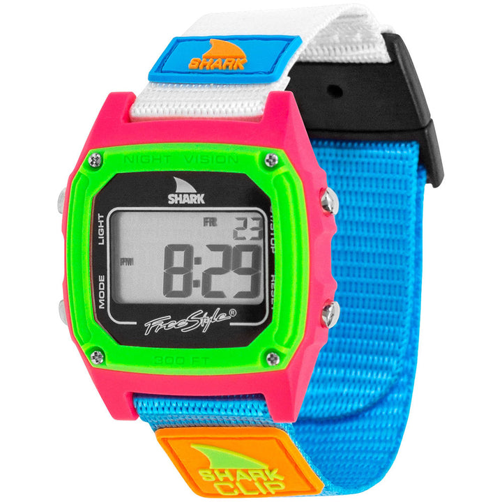 Freestyle Shark Classic Clip Black & Neon Watch - 10006644