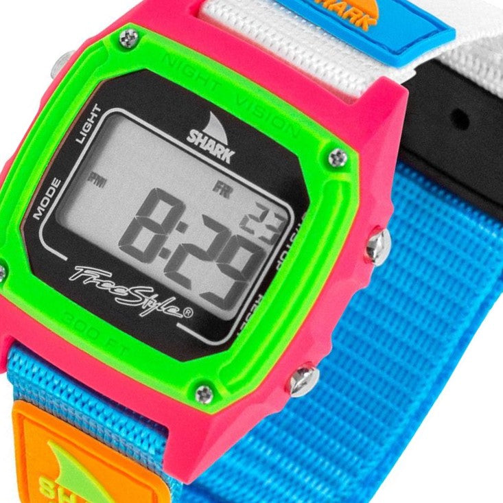 Freestyle Shark Classic Clip Black & Neon Watch - 10006644