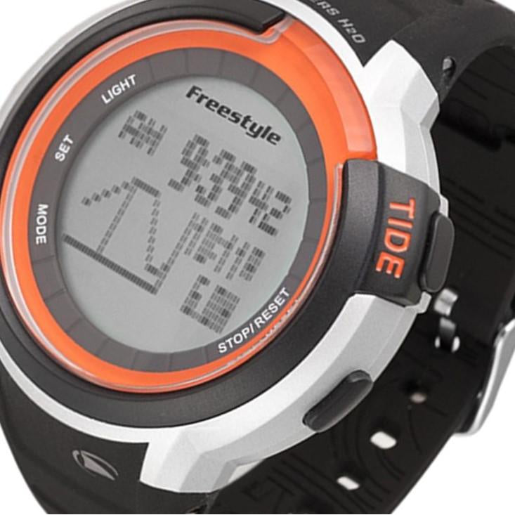 Freestyle Mariner Tide Black, Silver & Orange Watch - 10022919