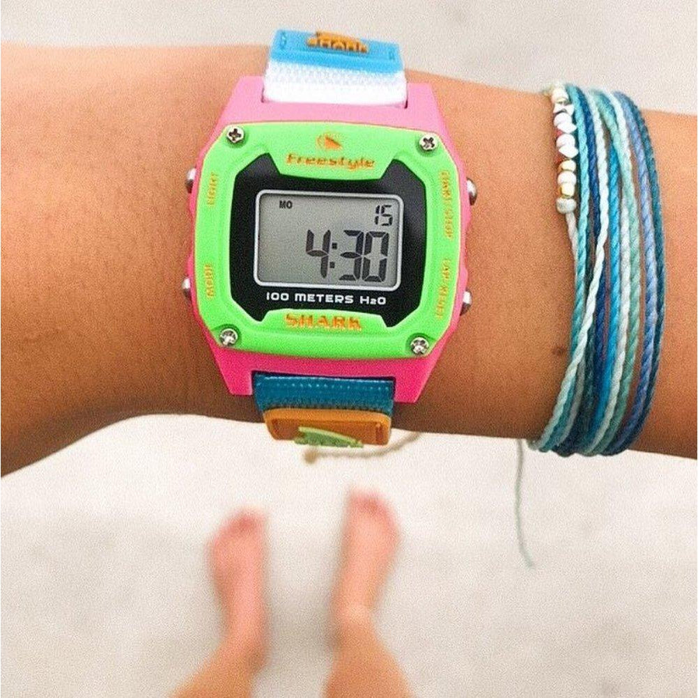 Freestyle Shark Mini Leash Black & Neon Kids Watch - 10022930