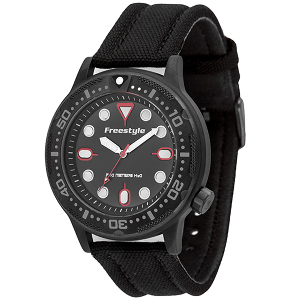 Freestyle Ballistic Diver Black & Red Watch - 10024401