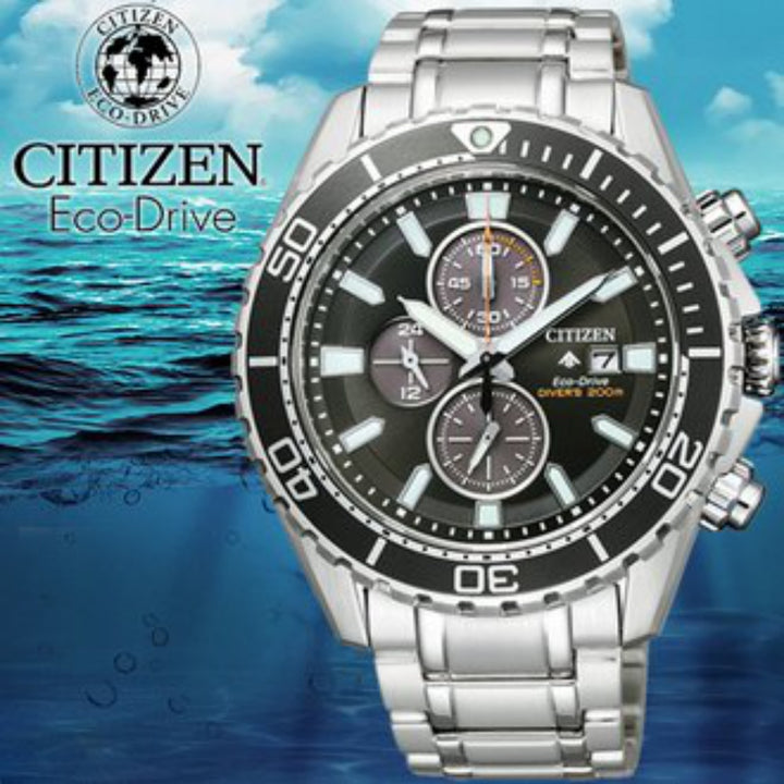 Citizen Promaster Marine Gents Eco-Drive Stainless Steel Diver Men's Watch - CA0711-80H