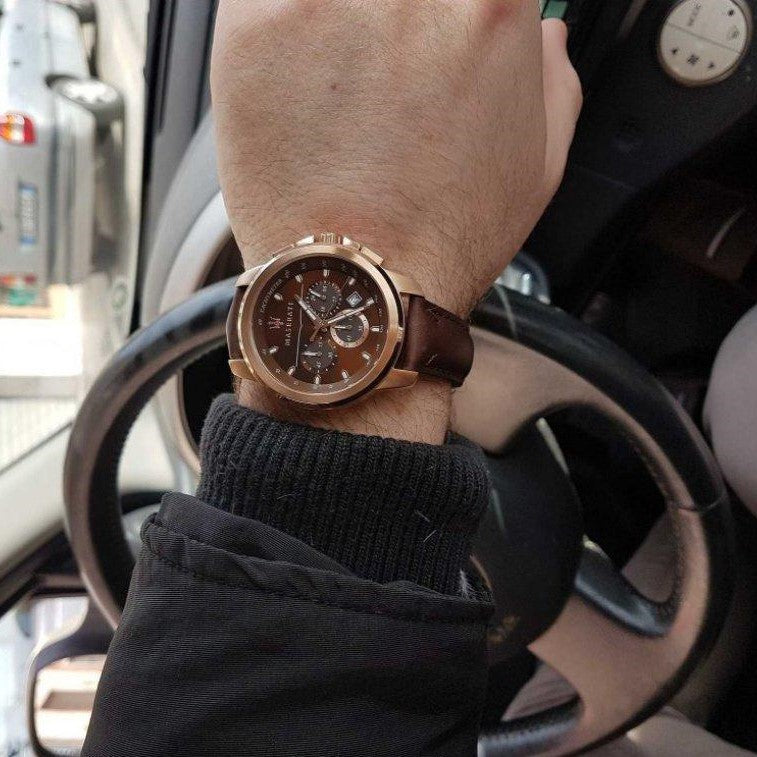 Maserati Successo Leather Men's Watch - R8871621004